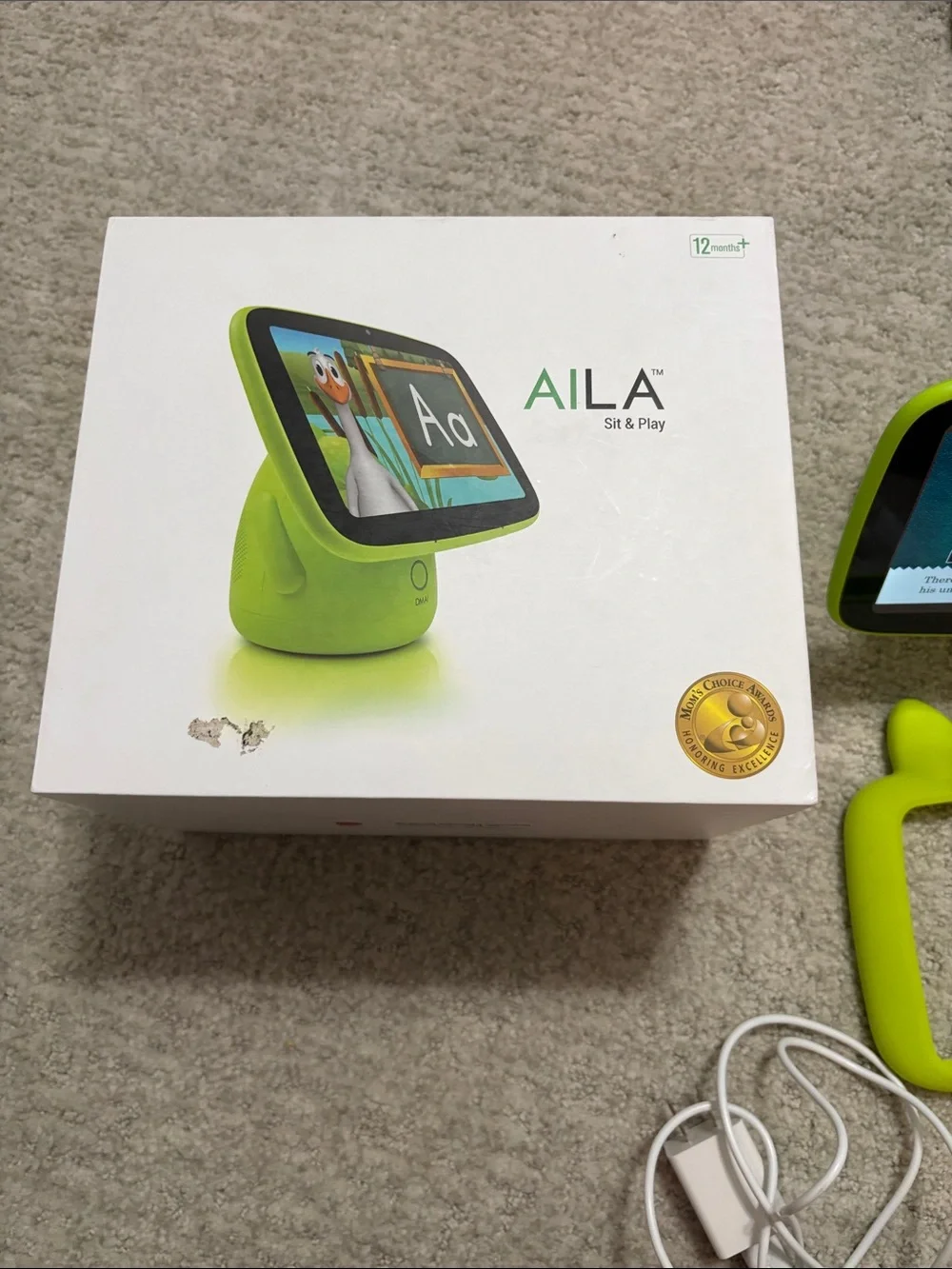 Sit & Play Kids Tablet - Lime Green